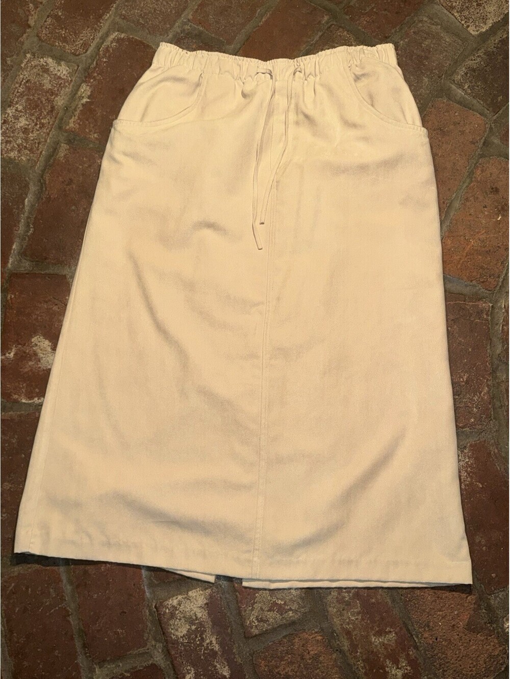 VTG Blassport Polyester Skirt Women’s Size 14 Two Pockets Suede Feel - Picture 1 of 7